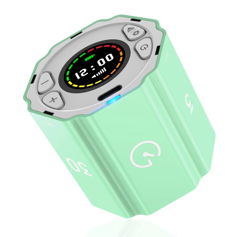 LCD Digital Cube Timer 5-Preset - back view