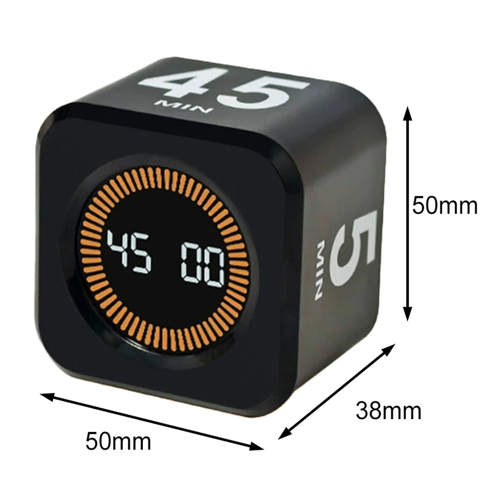 Pomodoro Effect Timer – Midnight Black Edition