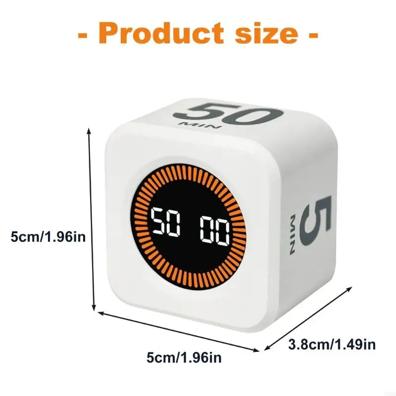 Pomodoro Timer 25 Minute Cube – White Edition by 25Mint