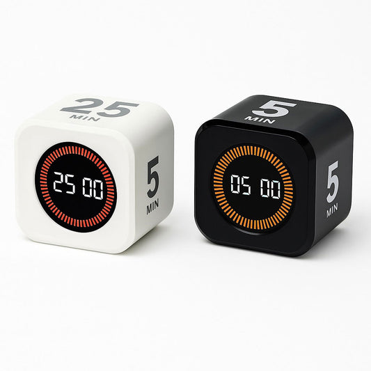 Pomodoro Productivity Timer Cube by 25Mint – Smart Focus Tool