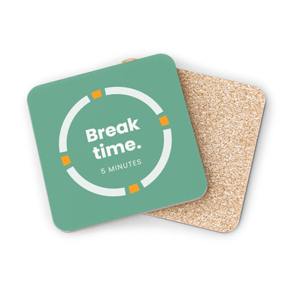 Break Time Coaster | Square Focus Coaster by 25Mint