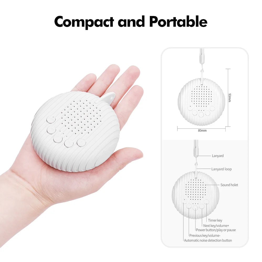 White noise machine in a home setting