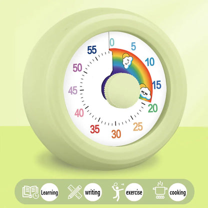 Round Visual Timer 60 Min - practical use demonstration