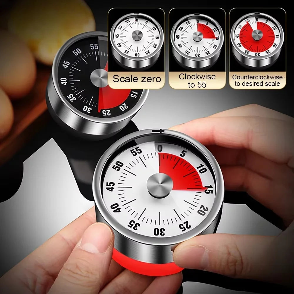 Magnetic Mechanical Kitchen Timer 60 Min - main product view