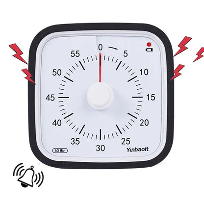 Visual Timer with Protective Case 60 Min - in home office setting