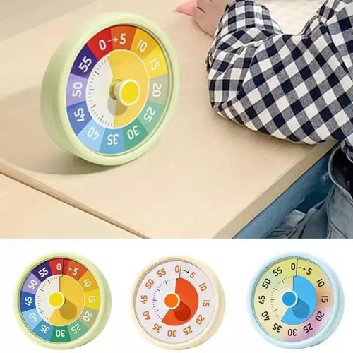 Silent Visual Countdown Timer 60 Min with colour-coded display - front view