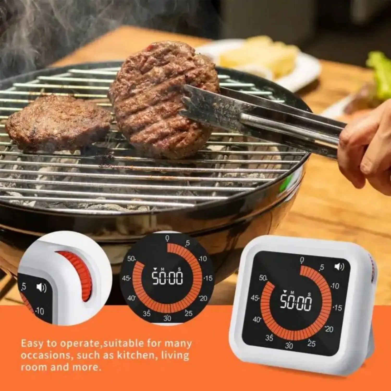 Smart Rotary Visual Timer | Silent Countdown | 25Mint
