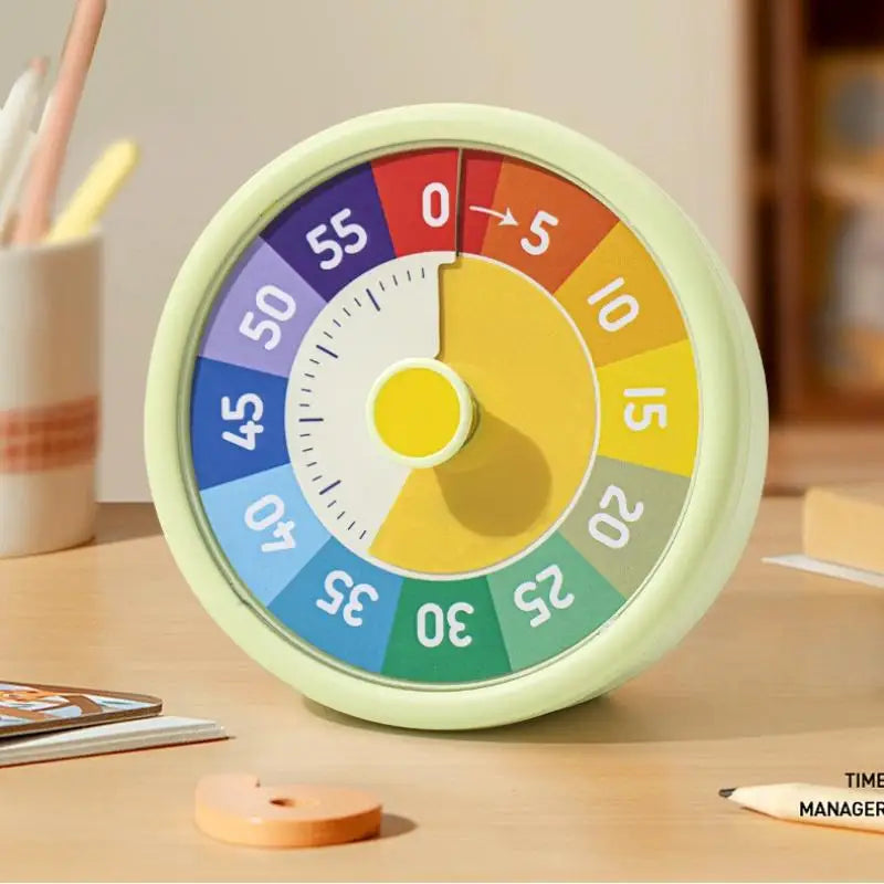Silent Visual Countdown Timer in use on a study desk