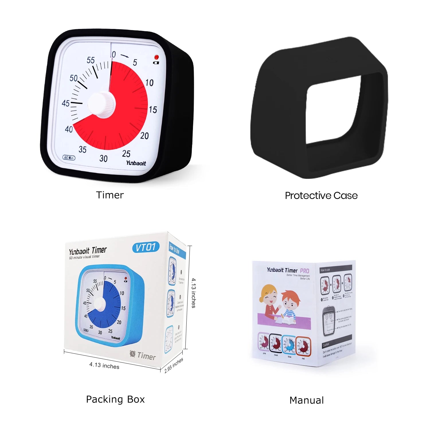 Visual Timer with Protective Case 60 Min - main product view