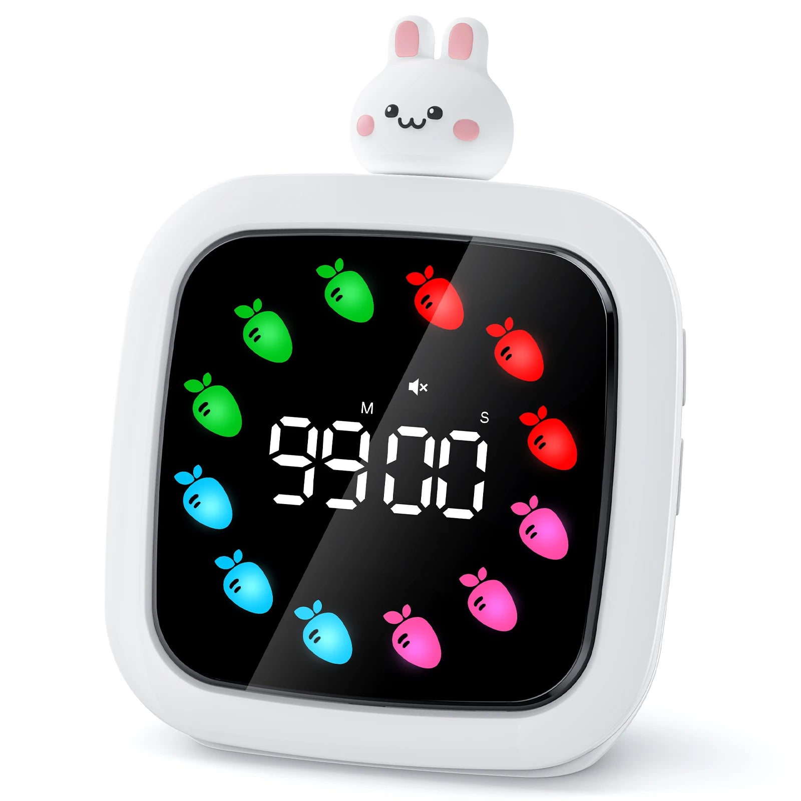 Kids Character Visual Timer 99 Min - in home office setting