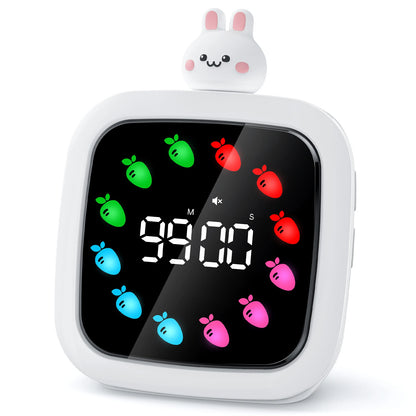 Kids Character Visual Timer 99 Min - in home office setting