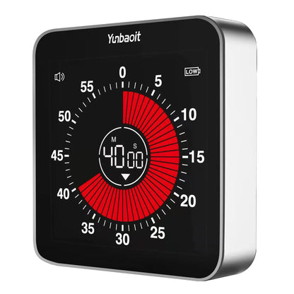 Pro Digital Visual Timer with 3.4 inch colour screen - front view
