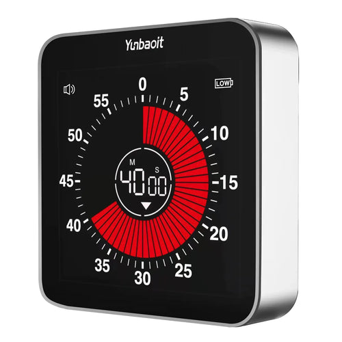 Pro Digital Visual Timer with 3.4 inch colour screen - front view