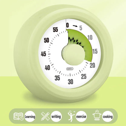 Round Visual Timer 60 Min - detail close-up view