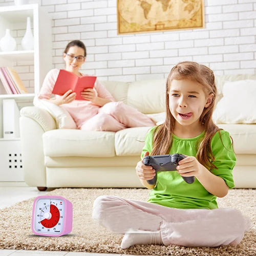 Visual Timer with Protective Case 60 Min - side view