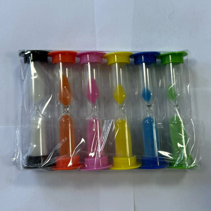 Sand timer set in its packaging