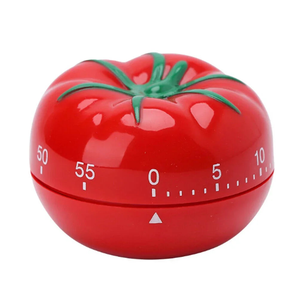 Classic Tomato Pomodoro Timer in use on kitchen counter