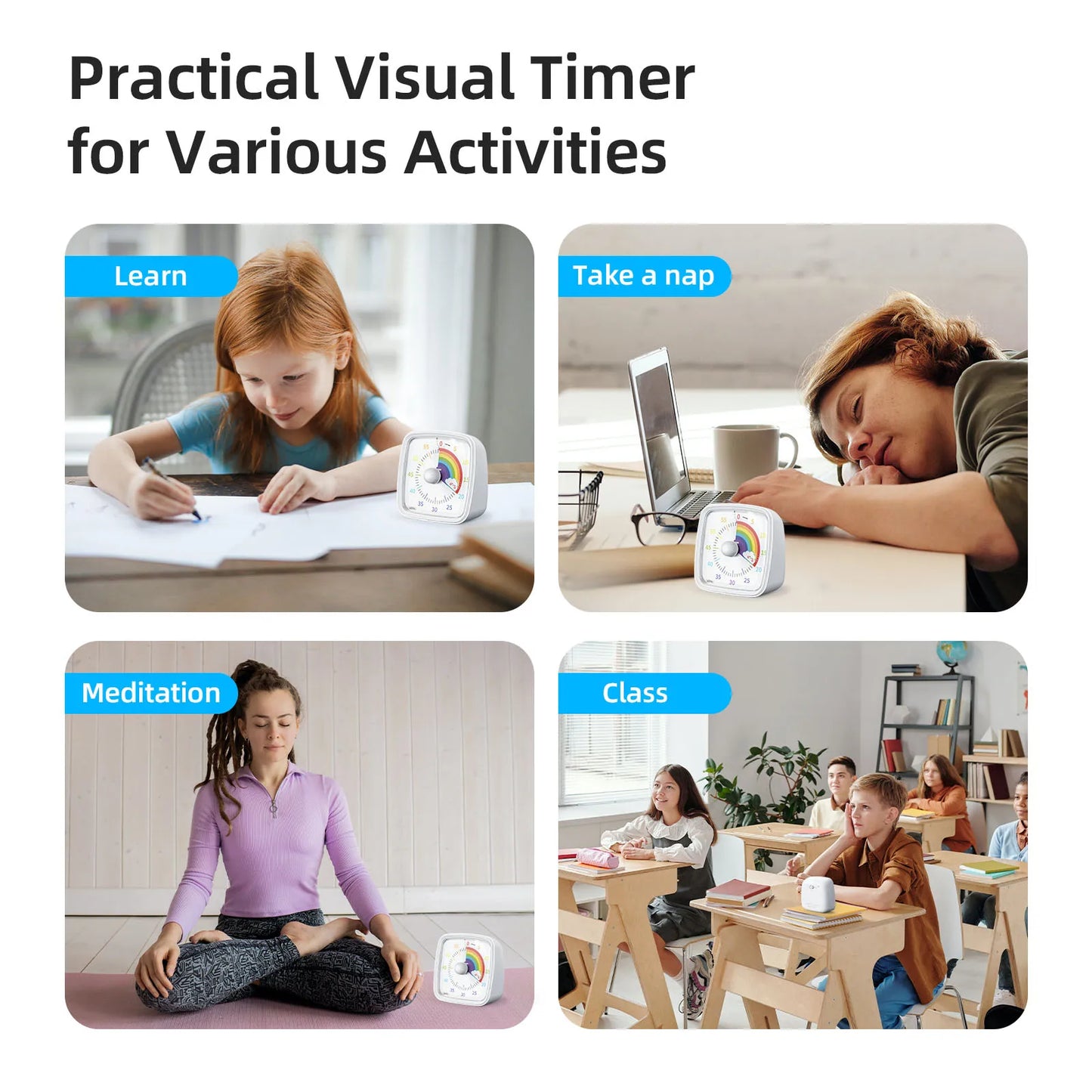 Kids Night Light Visual Timer 60 Min - main product view