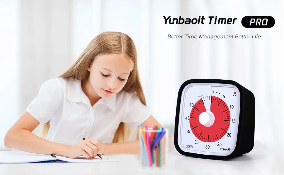 Visual Timer with Protective Case 60 Min - alternate angle