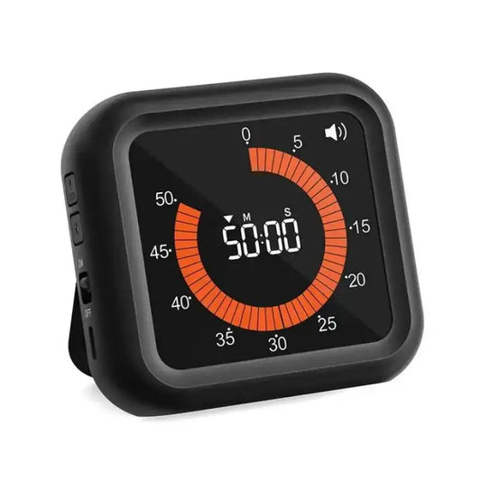 Smart Rotary Visual Timer with digital display - front view