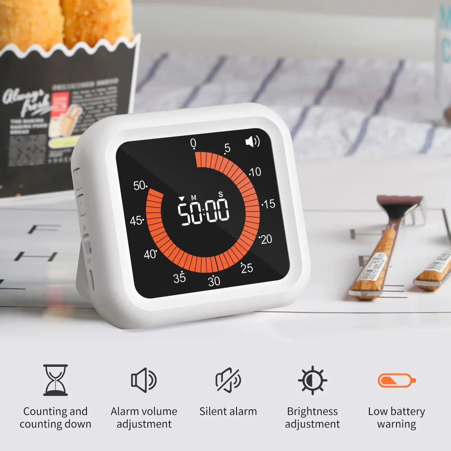 Smart Rotary Visual Timer - front view