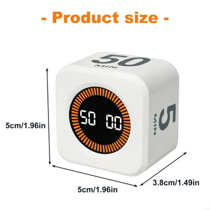 Pomodoro Timer 25 Minute Cube – White Edition by 25Mint